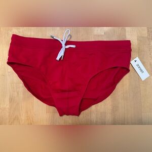 2xist Men’s Rio Swim Brief XL Salsa Red